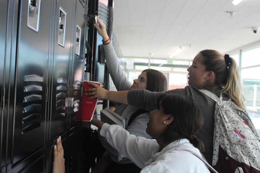 Upperclassmen are to share lockers this school year