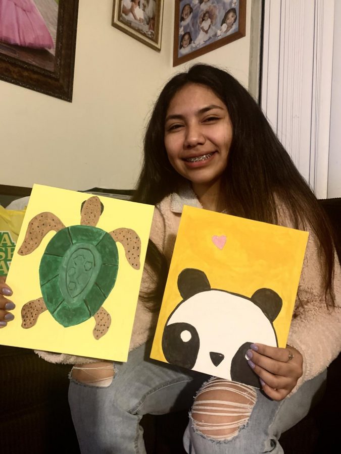 While I may not be the next Picasso, painting has helped keep me busy during quarantine. These two paintings were done in August as part of a friendly competition with my cousin to see who could produce the best painting in the fastest time. (I won, painting the turtle in 30 minutes.)