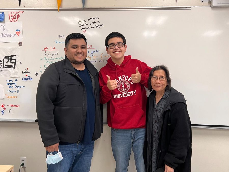 Senior+Marco+Nunez+was+one+of+300+students+chosen+to+receive+the+Gates+Millennium+Scholarship.+Both+Juan+Ledesma+and+Jane+Albano+wrote+letters+of+recommendation%2C+as+well+as+providing+mentorship%2C+which+have+helped+Marco+achieve+his+goals%2C+which+include+attending+Stanford.