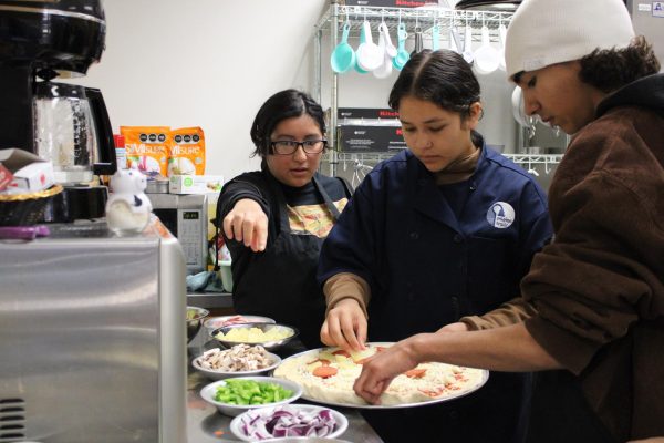 Culinary students Andrea Gutierrez, Camila Mata, and Cameron Diaz prepared a hand-made pizza. While this class provides one important life skill, few classes prepare students for life after school, which is why a Home Economics or Life Skills class is necessary.