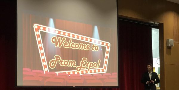 Junior Kike Jacinto welcomed the audience to the Prom Expo on April 5th. There was a fashion show and a raffle, where Angelica Mungia-Vasquez won a prom ticket.