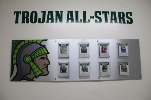 The Trojan All-Stars program is a staff recognition program, similar to the Student of the Quarter but for the staff. 