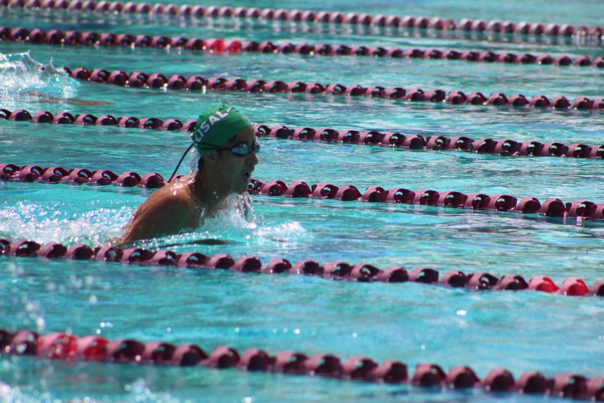 At the PCAL finals, junior Diego Botello finished 1st with a time of 1.20.04.