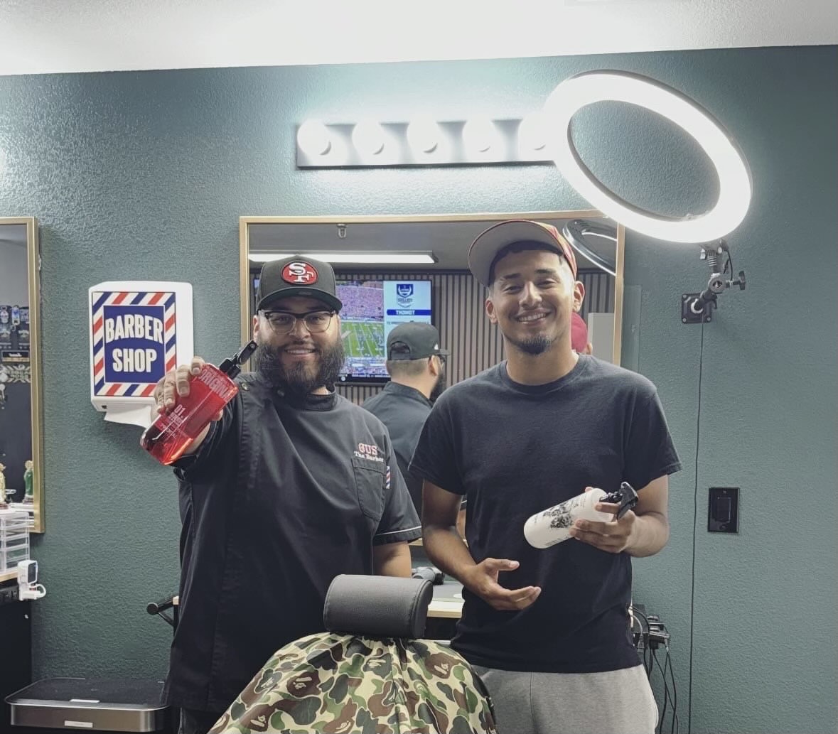 Fresh Cuts and Great Style: Barbers Gus and Bryan at Best Barbershop 831 deliver top-notch haircuts and a welcoming atmosphere to every client, “It has to feel like you are with your friends watching a football game,” Gus said. 