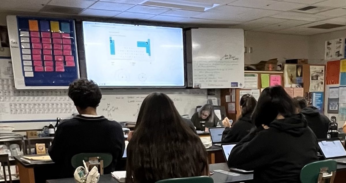 As the first semester of the school-year comes to an end, Chemistry Honors students are finishing up their last assignments, including a Kami activity on periodic table trends. Reflecting on her experience, junior Jacqueline Gutierrez shared, "My first semester of chem has been a bit of a struggle and it really tested me and my patience but I'm thankful that I've taken the class and that's because it's made me now think of the world in a different way."

