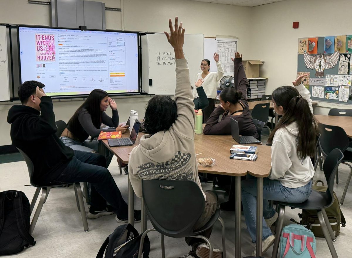 Members of the book club voted for the next book they will be reading, which will be Nineteen Minutes by Jodi Picoult. “I'm glad that everyone agreed on a new book to read,” senior club president Alyssa Annis said. “I was looking forward to getting started on it.”