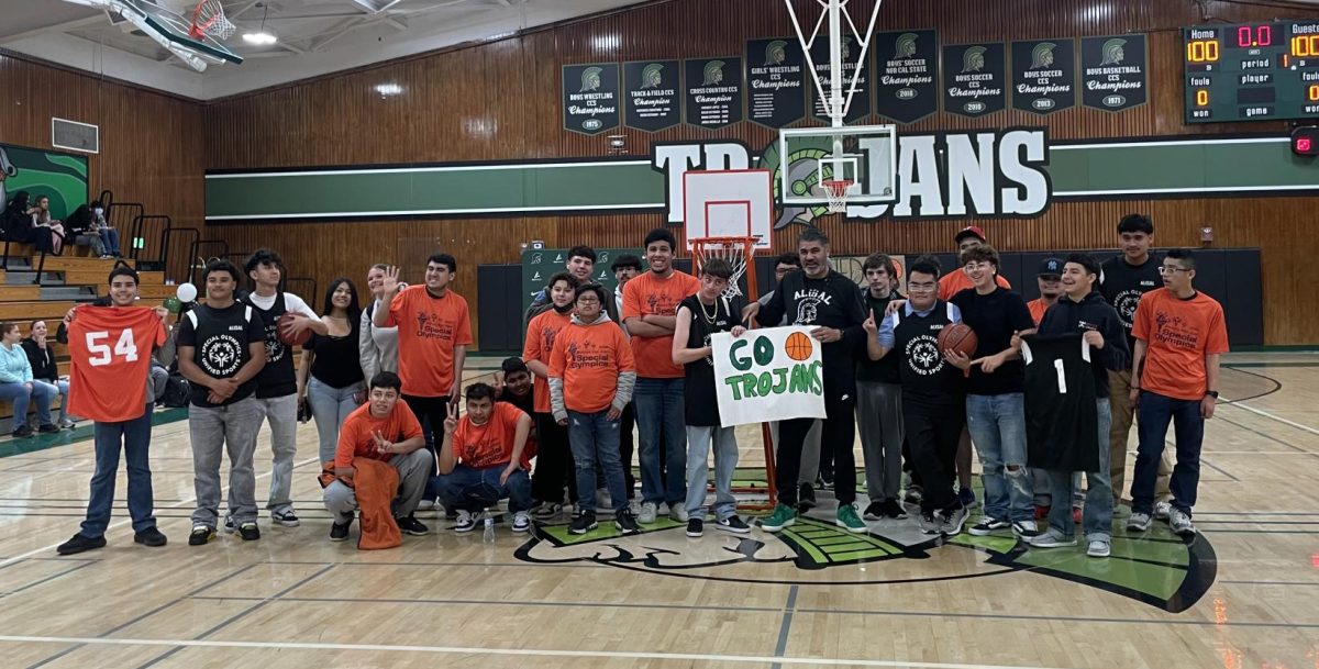 The final Unified basketball game was against Rancho San Juan on Tuesday, April 29. According to Athletic Director Jose Gil, this program shines a light on students who can be considered “different” and puts them in a position where they can feel included. “I think it's my funnest time of the year," Gil said. "These kids will spin with the ball, run with the ball, you know…everything goes, and it's their show.” 
