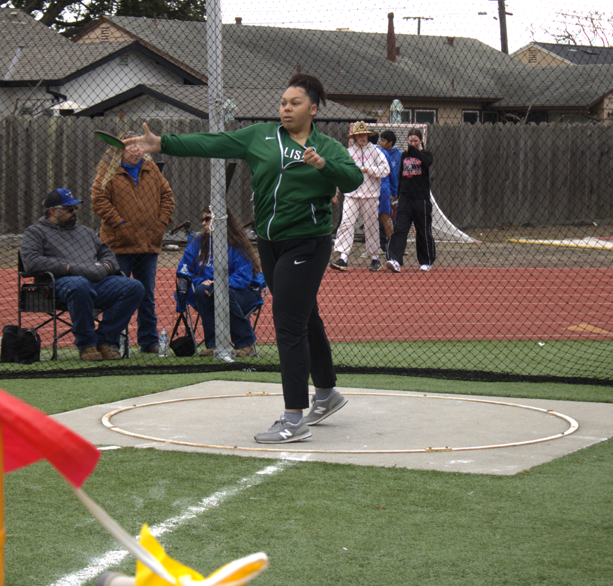 My first ever track meet was the time trials at Palma on March 1st. During this meet, I beat my practice PR for both discus and shot put. It was thanks to the helpful instruction from my throwing coaches Carlos Mendoza and Isaac Dueñas that I was able to build confidence in my events. Thanks to them, I ended up making it to the King City’s master meet in my first year of doing track and I couldn’t be more grateful for them. Even though they were off campus, they worked very hard to help the team achieve their goals.