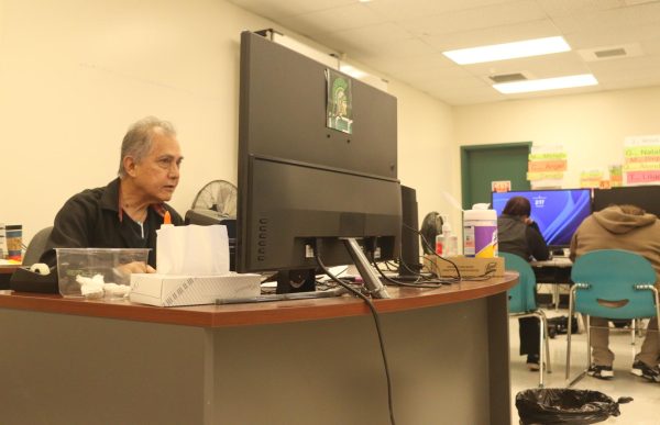 Mr. Powell’s overseeing his fifth period Business Tech students. This is Powell’s last year at Alisal, as he plans to retire after 30 years in education.
