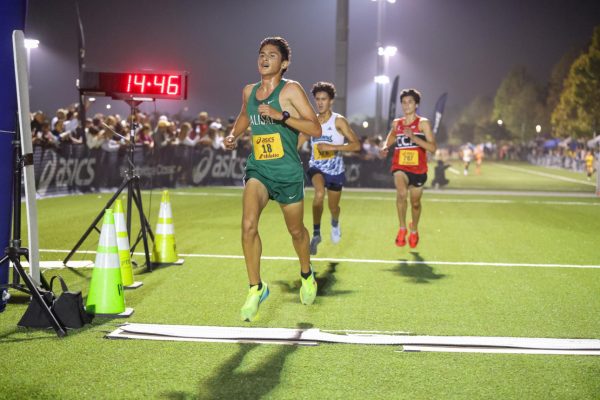 At the 44th Annual Woodbridge Cross Country Classic, senior Fernando Herrera made  history by finishing in 14:45. This was the first time any Alisal athlete broke 15 minutes in cross country.. “Breaking 15 was great to be able to break a school record,” Herrera said. “I had an amazing race, hitting all my splits and staying in the top 5 in a big race. Being the first athlete to break 15 means a lot to me since I’m the only one to break it and be able to give the pathway for other Alisal athletes to aim to break it. Now they know anything is possible.” 
