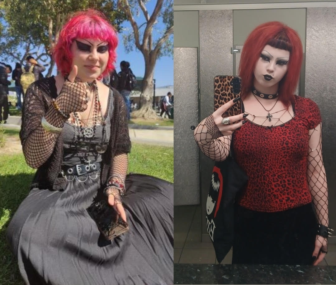 Freshman year to now - similar styles but different mindset regarding how I perceive my self expression.
