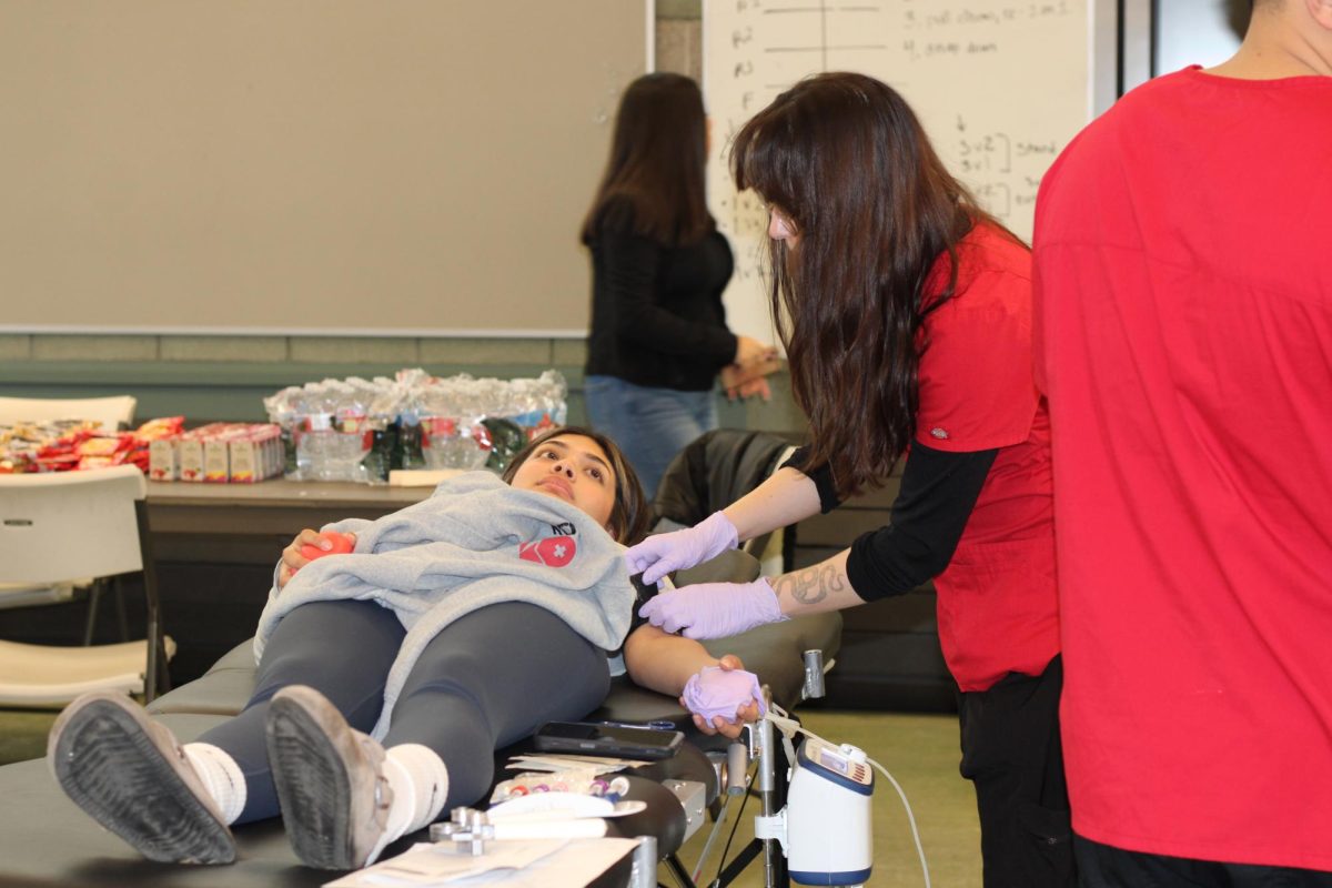 Although it can be nerve wracking, students were determined to help their community. “Since this is my first time getting my blood drawn, I was a little nervous, but I remembered that small things make a difference so I was determined,” senior Catherine Jimenez said. 