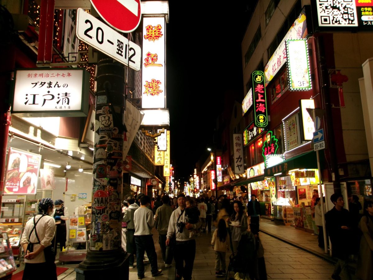 Walking through Chinatown in Japan felt like stepping into another world. The bright city lights, the crowded streets and energy all around made the night unforgettable, and buying tanghulu while exploring made the experience even sweeter.
